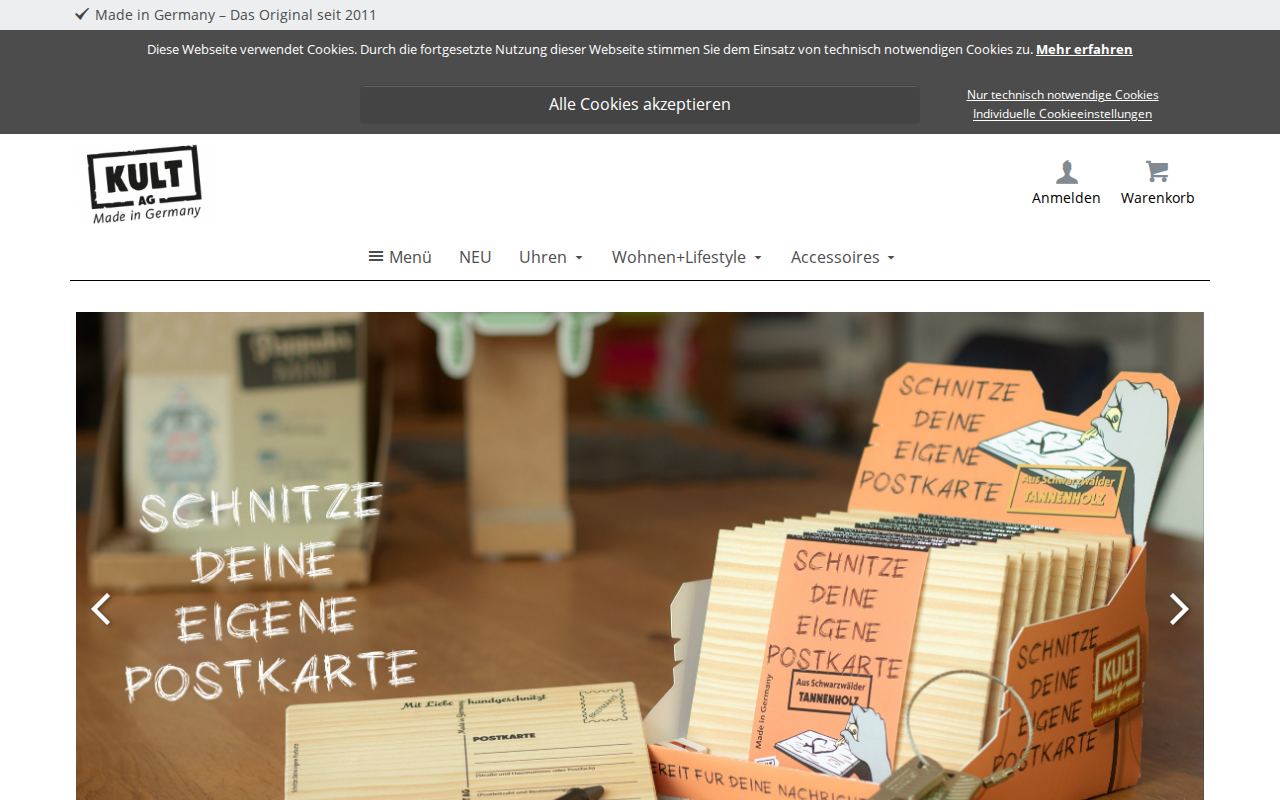 kultag-shop.de &ndash; XONIC-Referenz