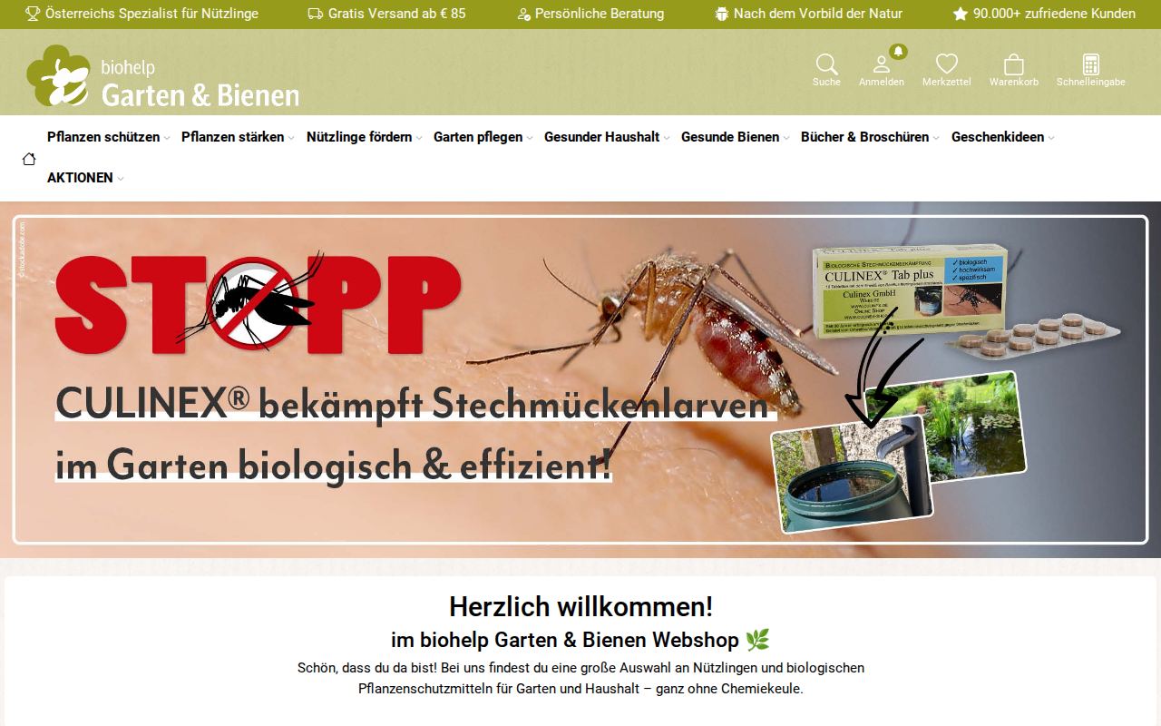 garten-bienen.at &ndash; XONIC-Referenz