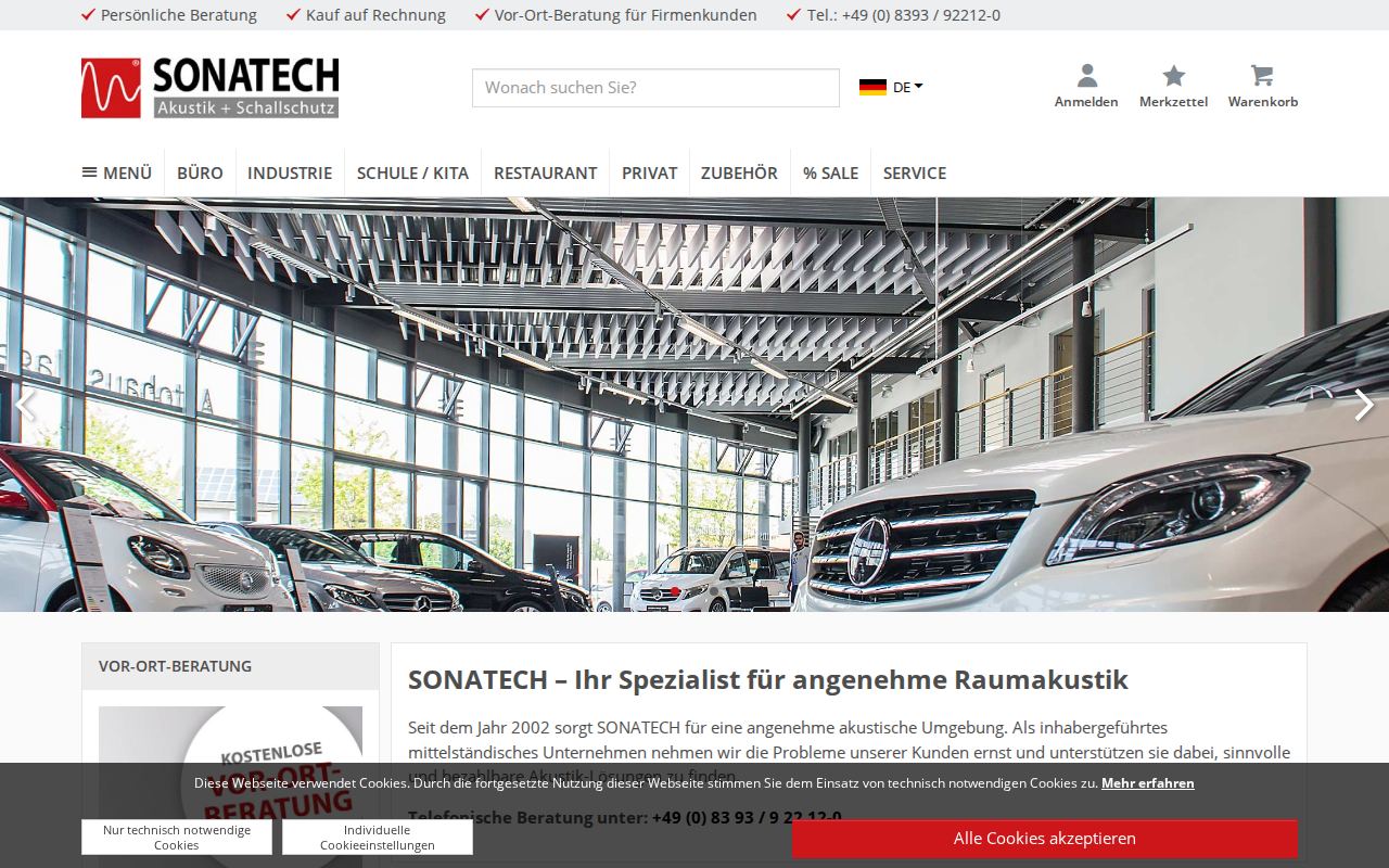 sonatech.de &ndash; XONIC-Referenz