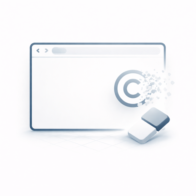 XONIC Service: Copyright Removal